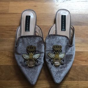 Steve Madden bee mules
